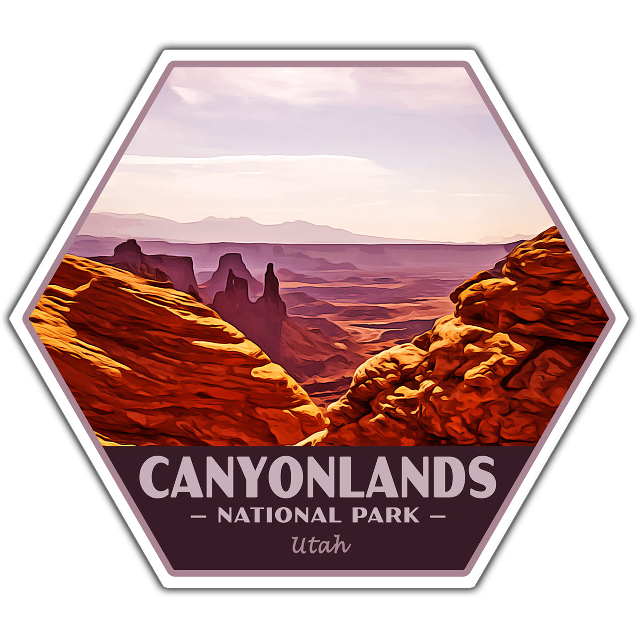 canyonlands national park sticker