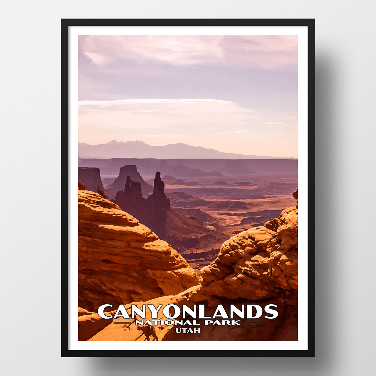 Canyonlands National Park Poster-WPA (View)