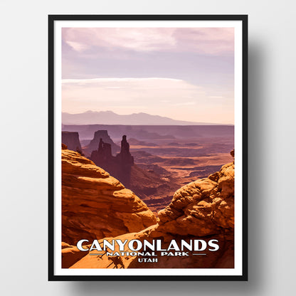 Canyonlands National Park Poster-WPA (View)