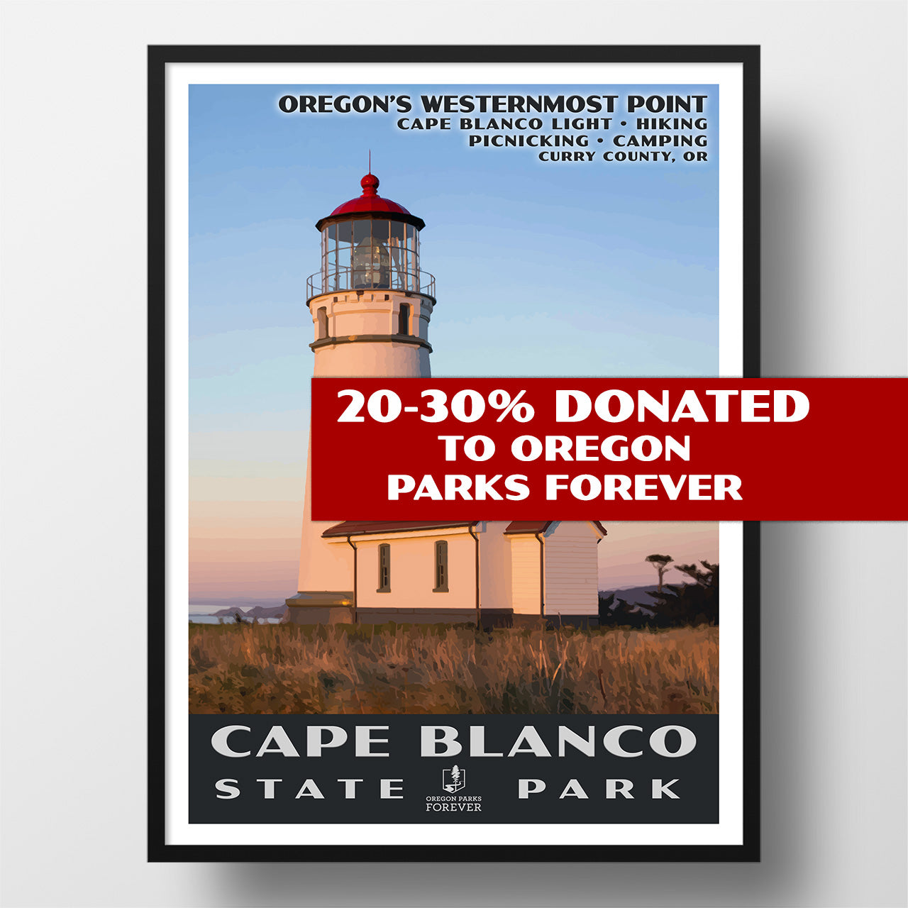 Cape Blanco State Park poster