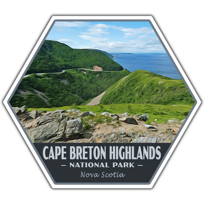 Cape Bretton Highlands national park sticker