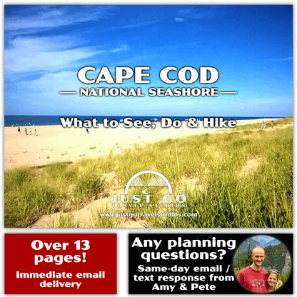 Cape Cod National Seashore Itinerary (Digital Download)