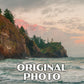 Cape Disappointment State Park Poster-WPA (Moonrise)
