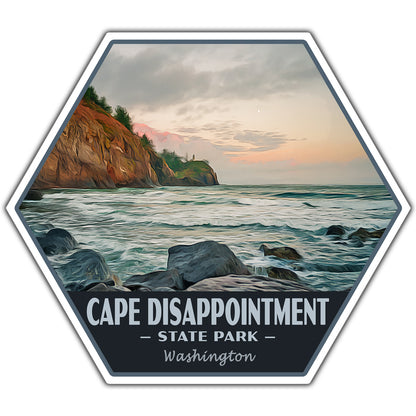 Cape Disappointment state park sticker