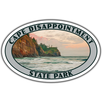 Cape Disappointment state park sticker