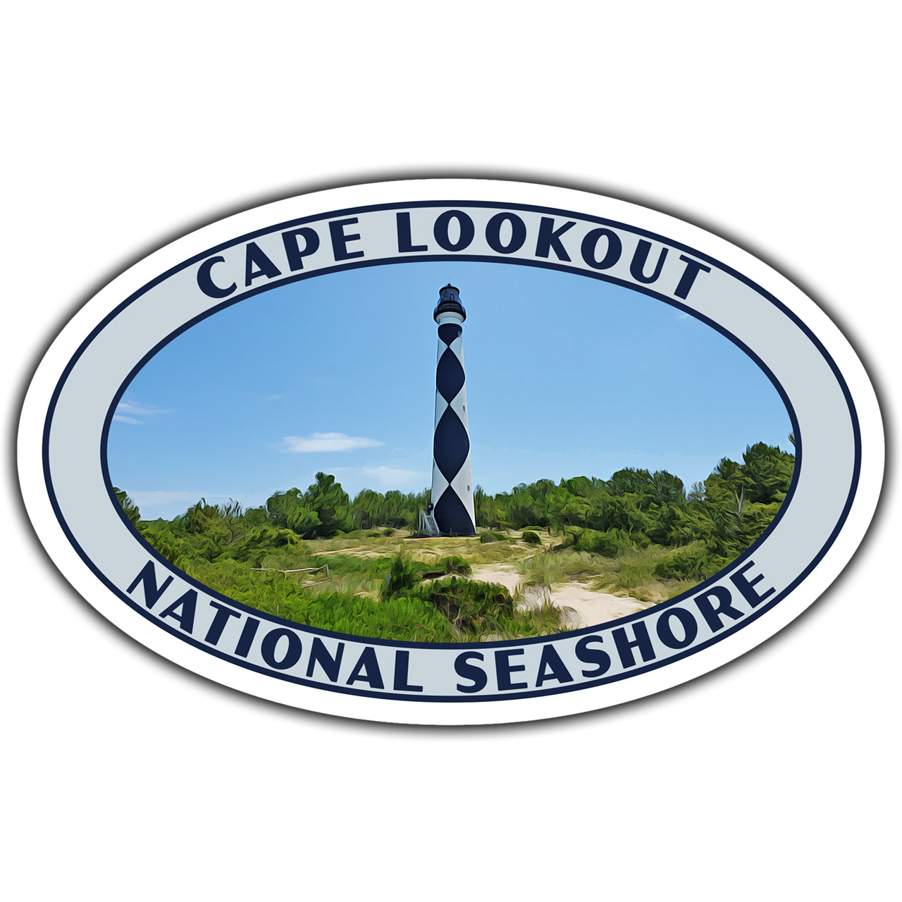 Cape Lookout national seashore sticker