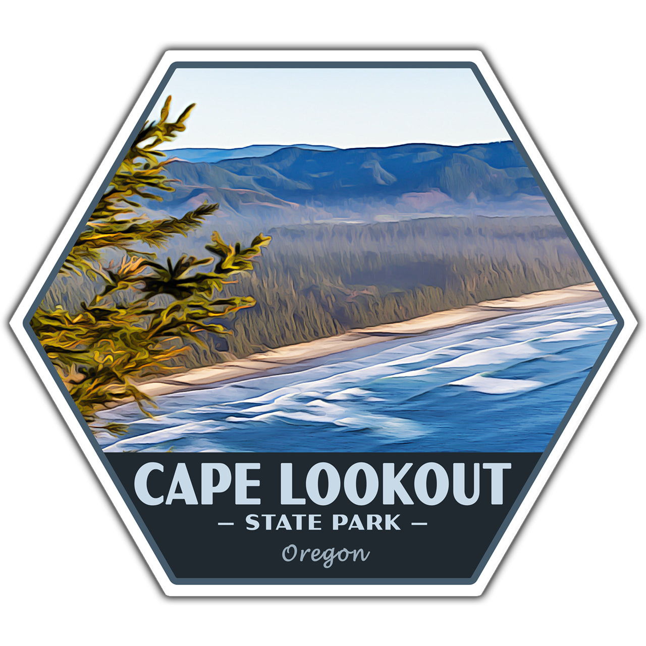 cape Lookout state park sticker