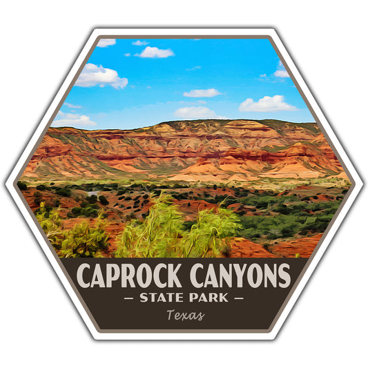 Caprock Canyons state park sticker