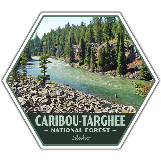 Caribou-Targhee national forest sticker