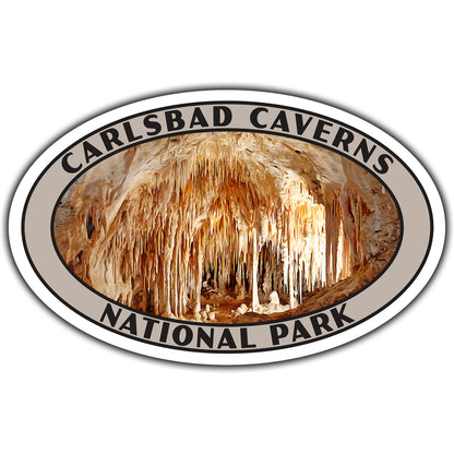 carlsbad caverns national park sticker