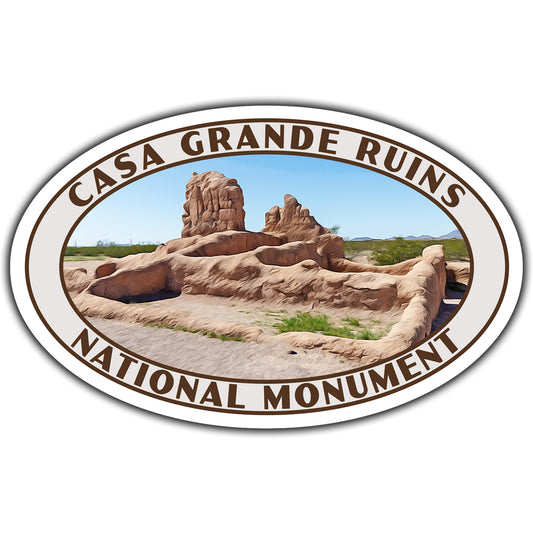 Casa Grande Ruins national monument sticker
