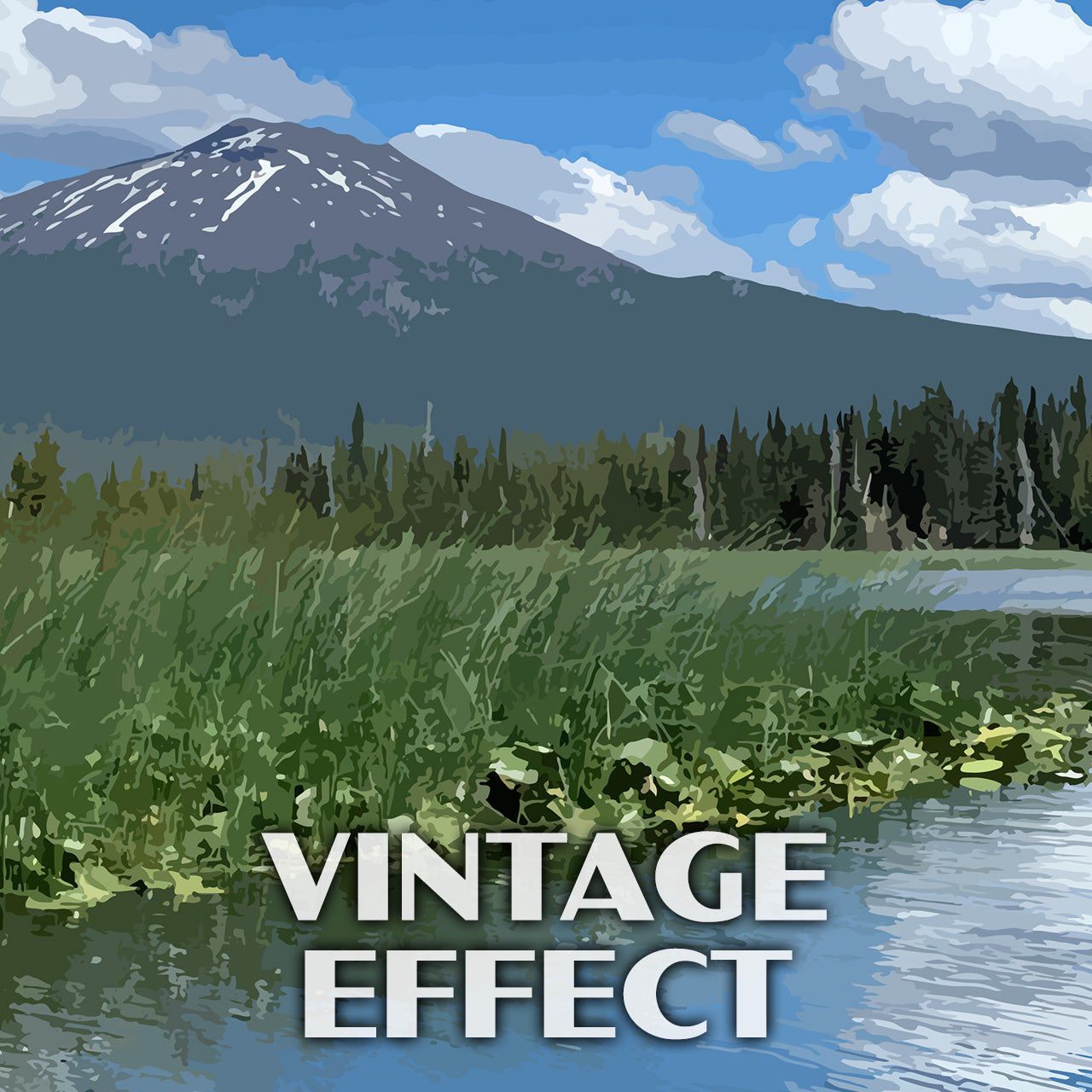 Deschutes National Forest Poster-WPA (Cascade Lakes)