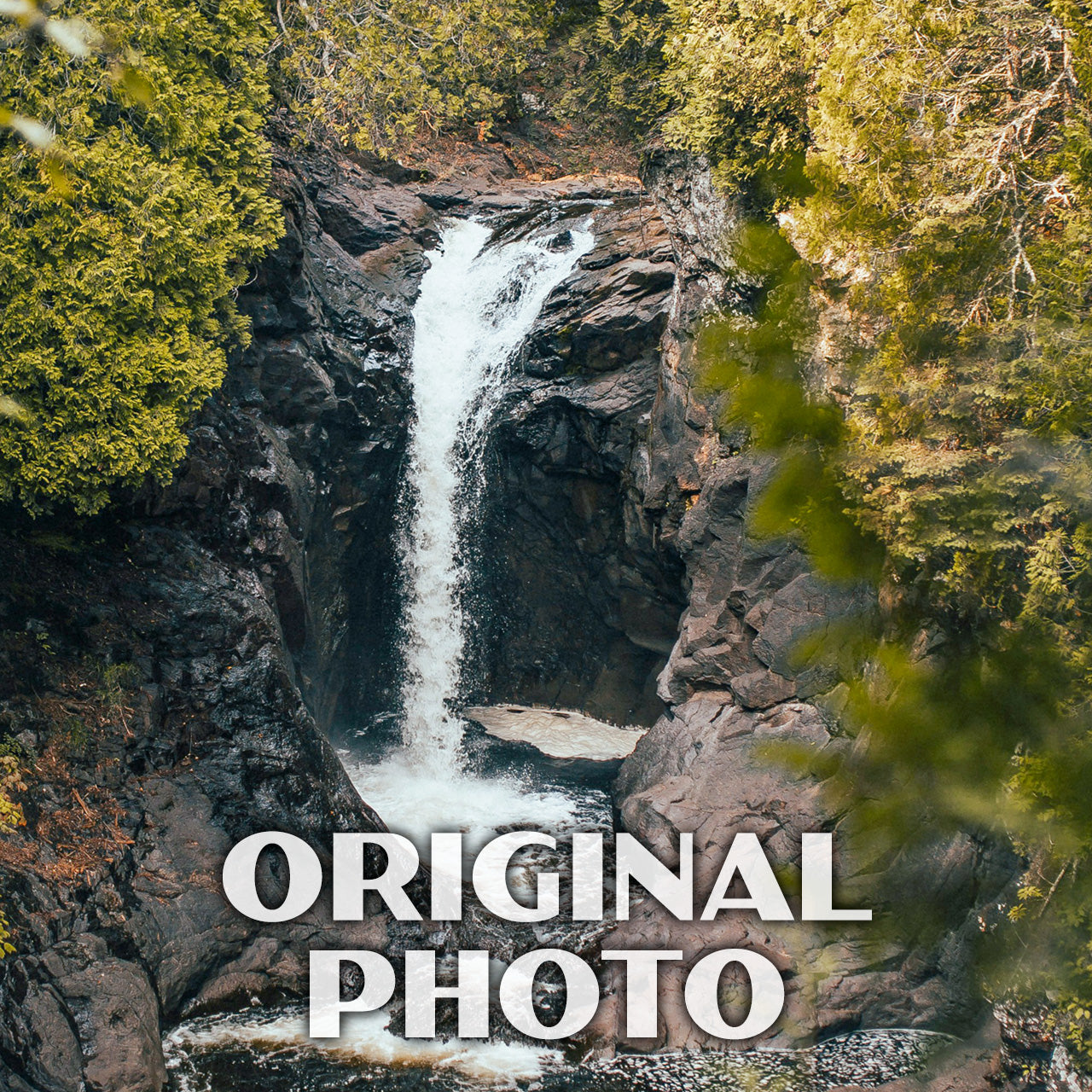 Cascade River State Park Poster-WPA (Cascade Falls)