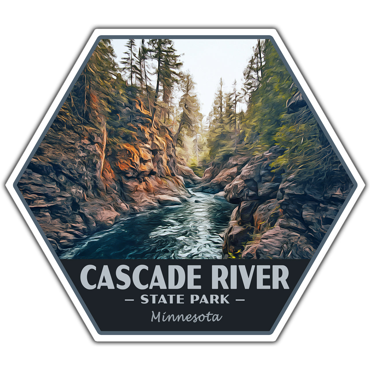 Cascade River state park sticker
