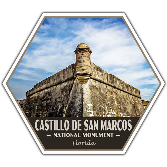 Castillo de San Marcos national monument sticker