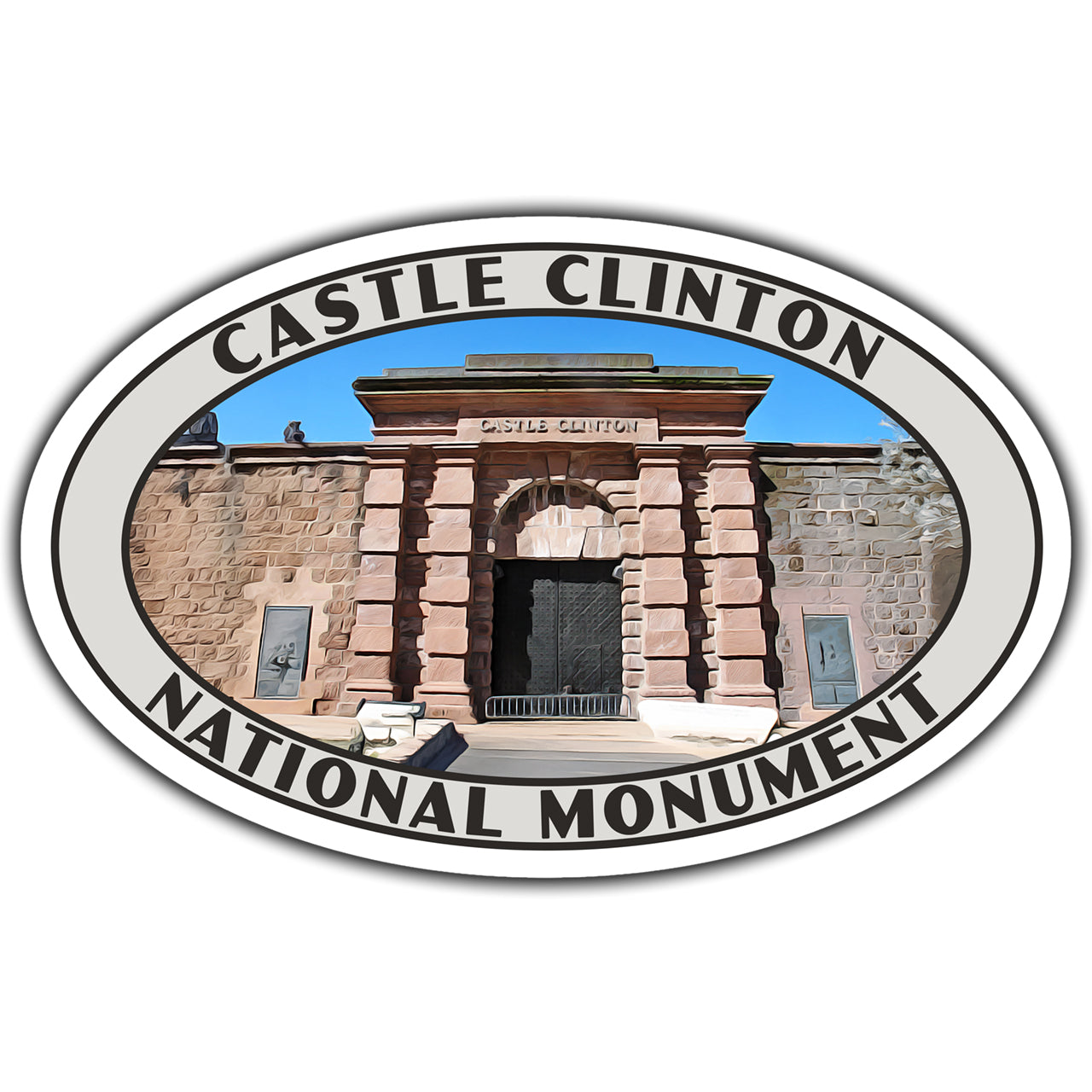 Castle Clinton national monument sticker