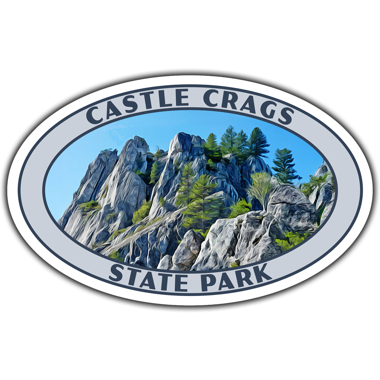 Castle Crags State Park Sticker