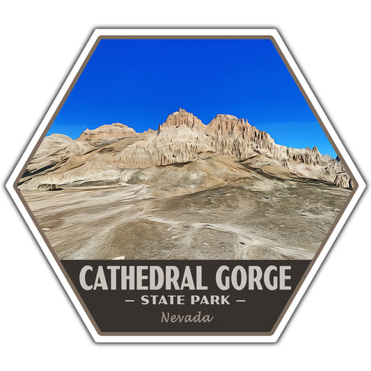 Cathedral Gorge state park sticker
