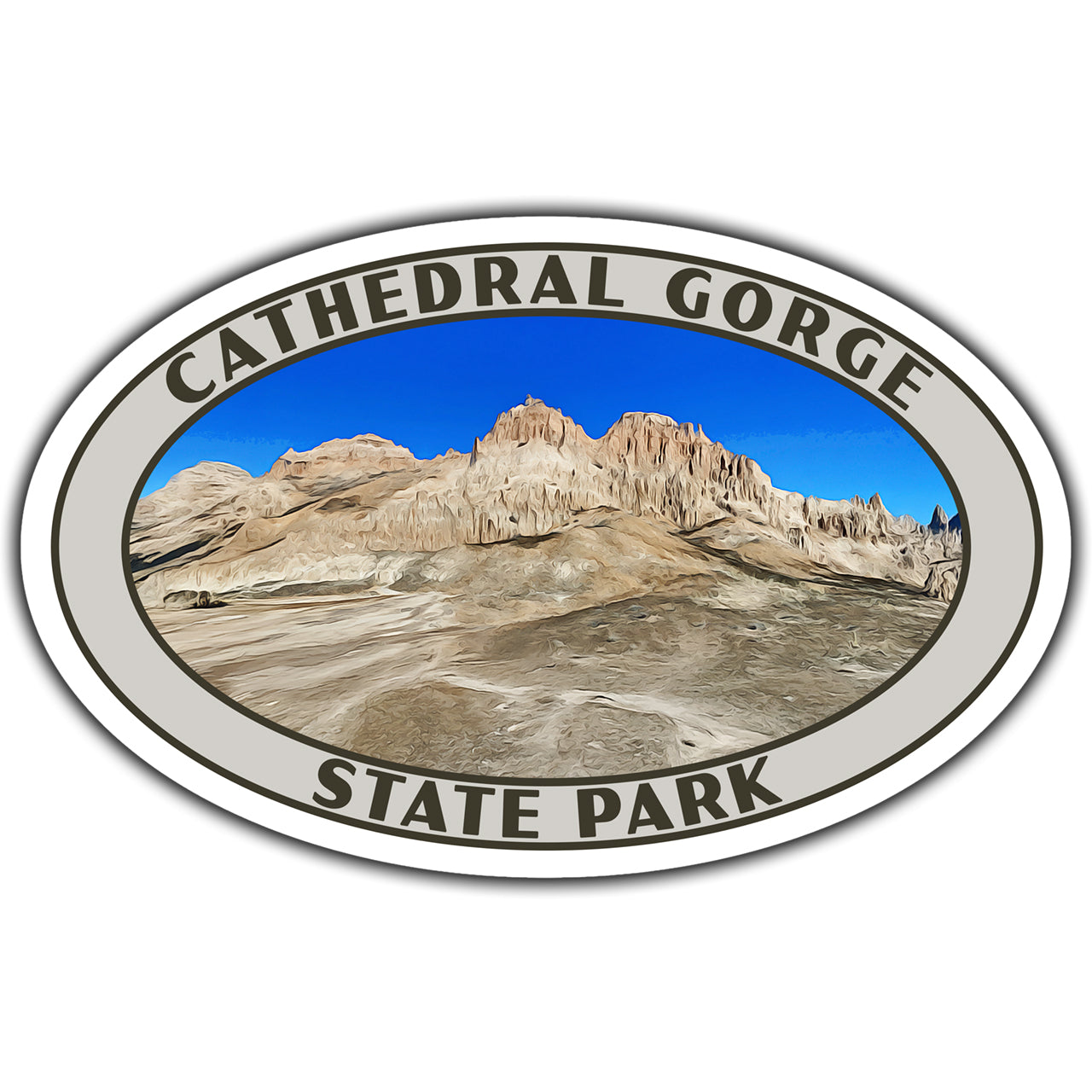 Cathedral Gorge state park sticker