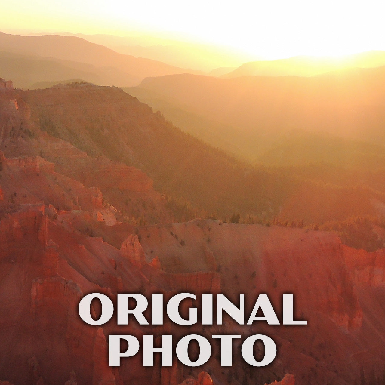 Cedar Breaks National Monument Poster-WPA (Sunset)