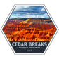 Cedar Breaks national monument sticker