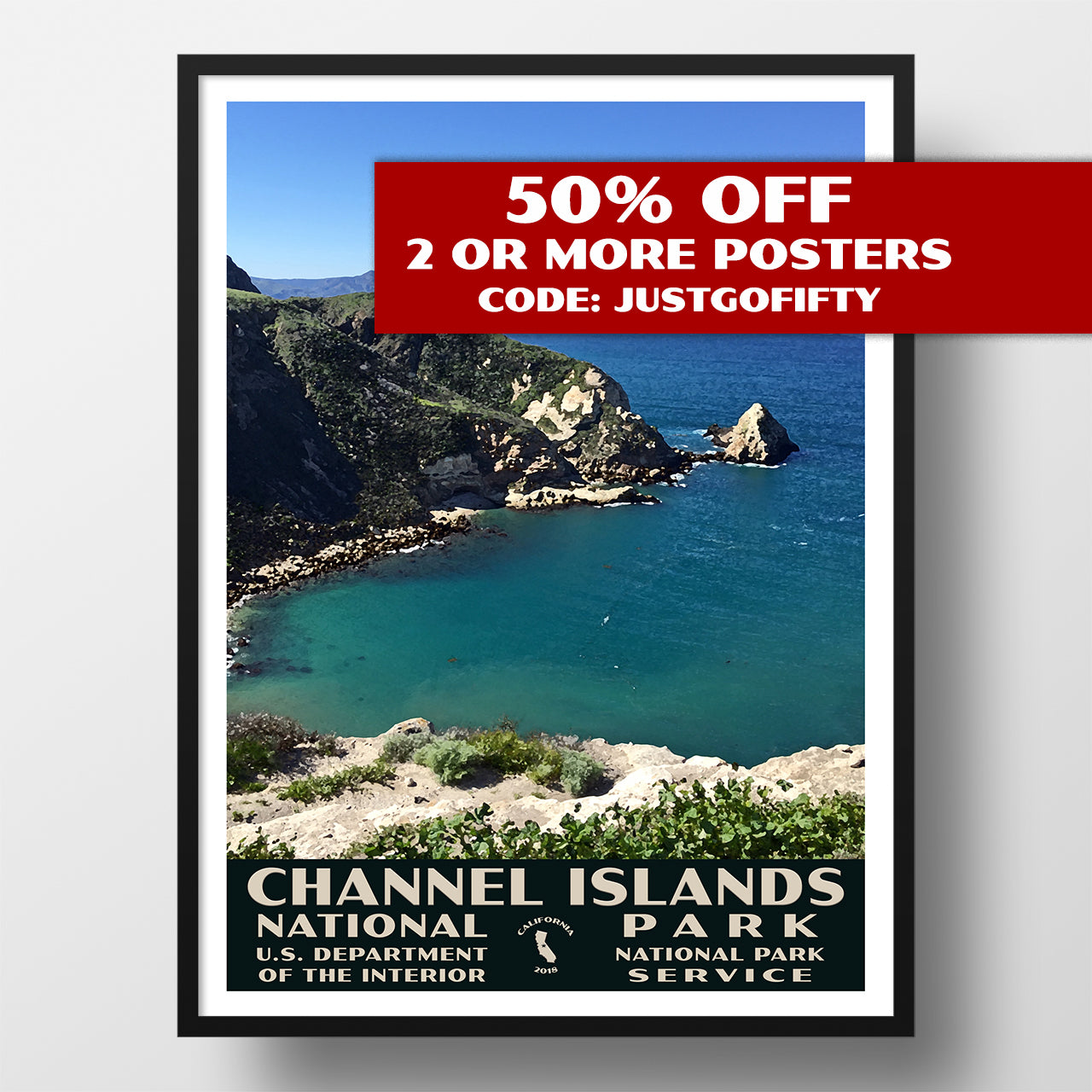 channel islands national park poster