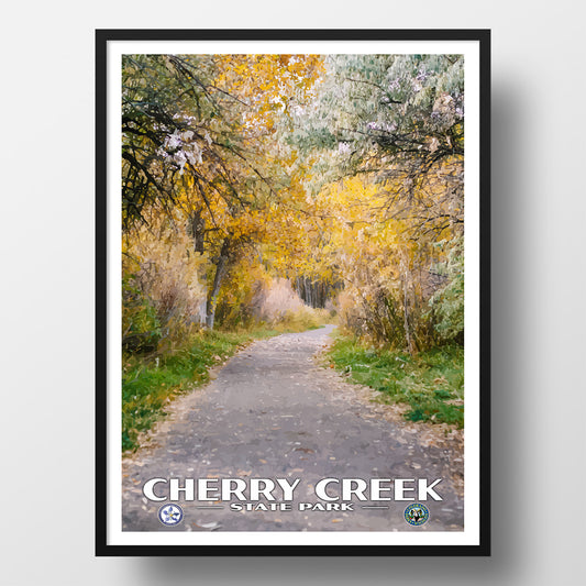 Cherry Creek State Park Poster - WPA (Trail) - CPF / CCSP
