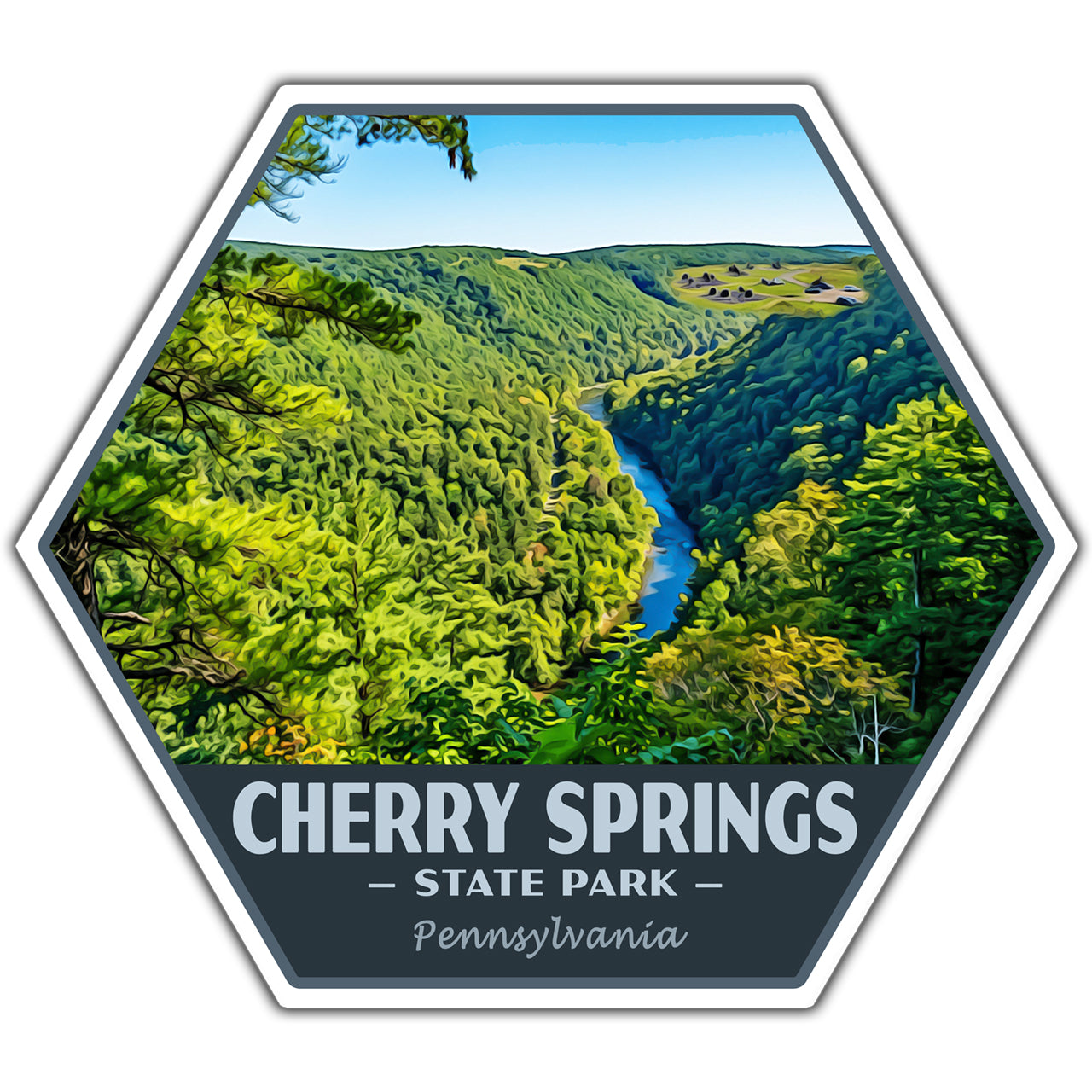 Cherry Springs state park sticker