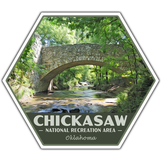 chickasaw national recreation area sticker