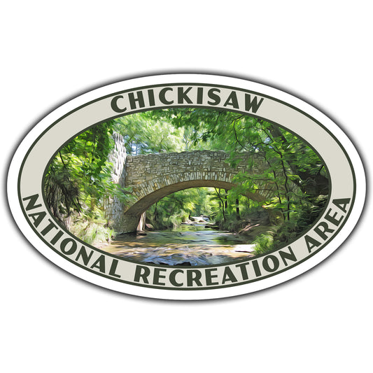 Chickisaw national recreation area sticker