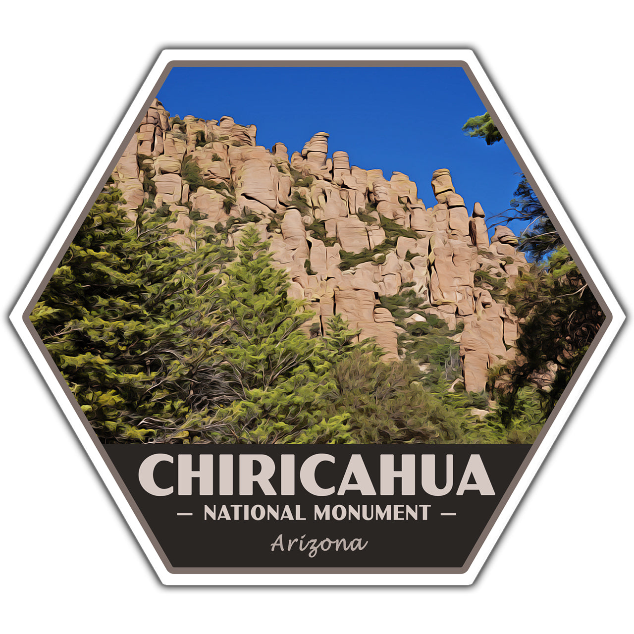 Chiricahua national monument sticker