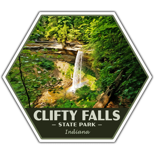 Clifty Falls state park sticker