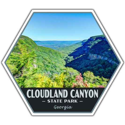 Cloudland Canyon state park sticker