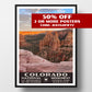 Colorado National Monument Poster-WPA (Canyon Rim)