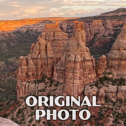 Colorado National Monument Poster-WPA (Canyon Rim)