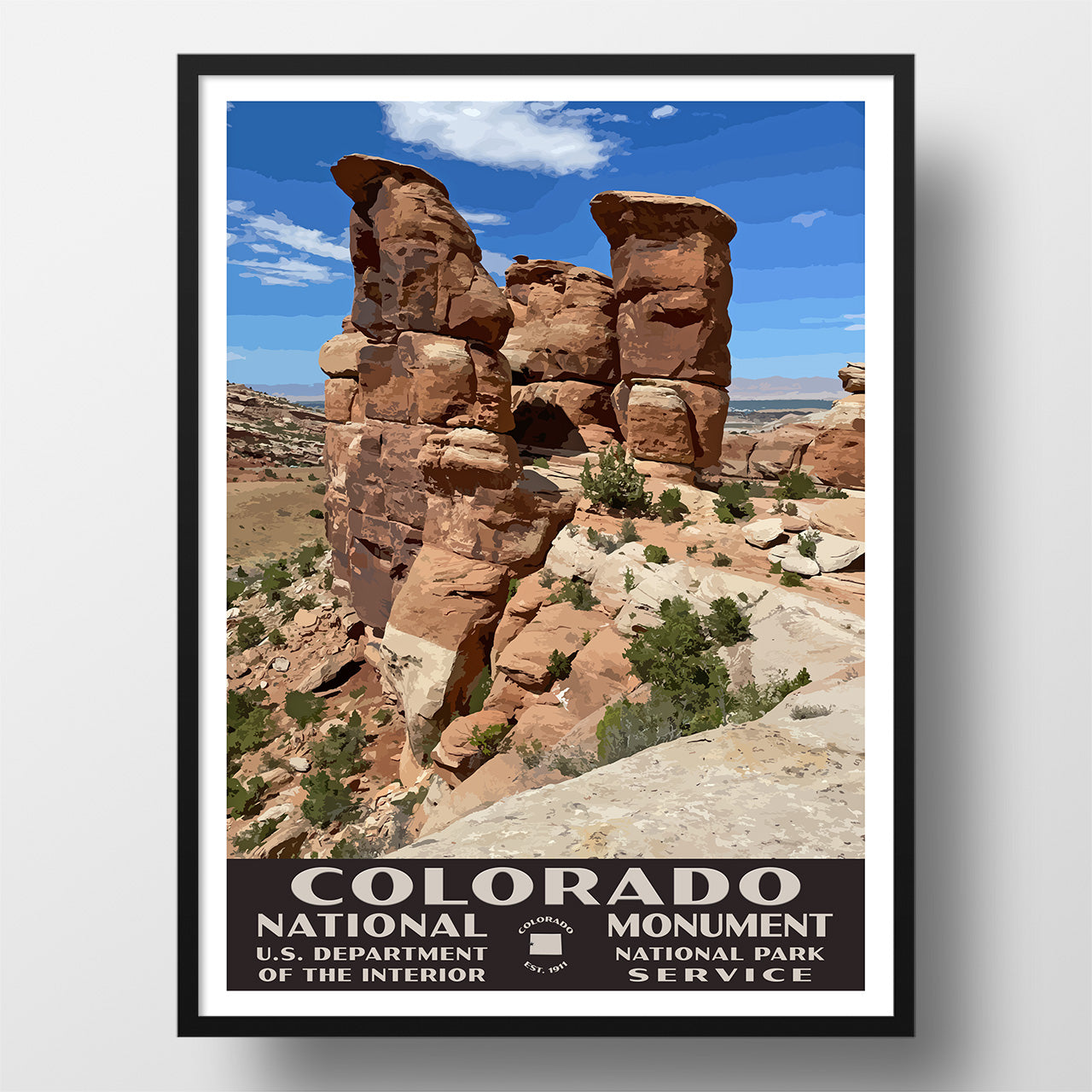 colorado national monument poster