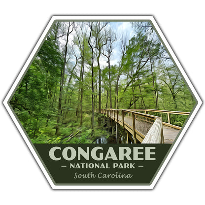 congaree national park sticker