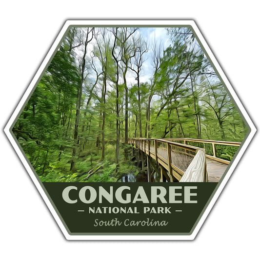 congaree national park sticker