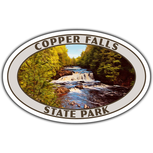 Copper Falls state park sticker