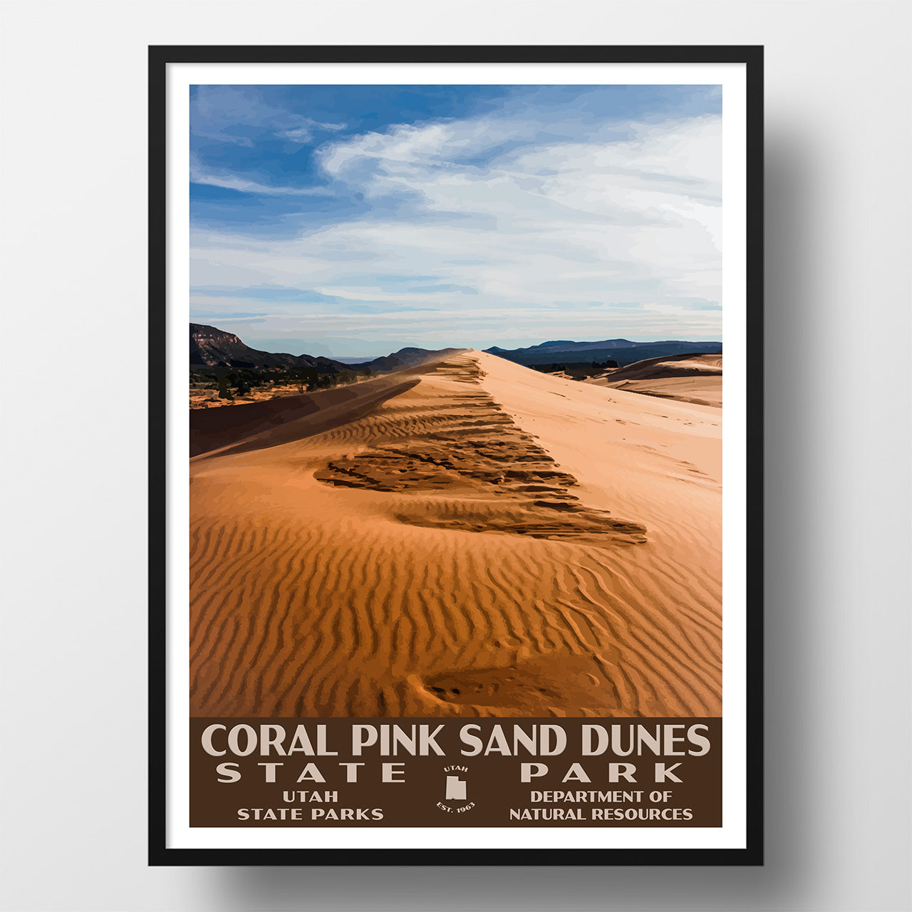 Coral Pink Sand Dunes State Park Poster