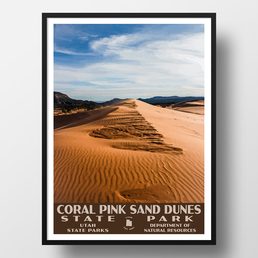 Coral Pink Sand Dunes State Park Poster