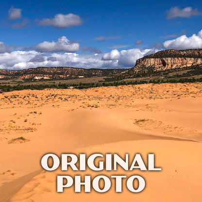 Coral Pink Sand Dunes State Park Poster-WPA (Mesa View)