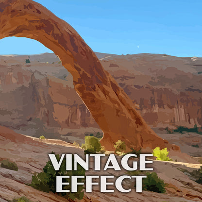 Corona Arch Poster-WPA (Corona Arch) (Utah State)