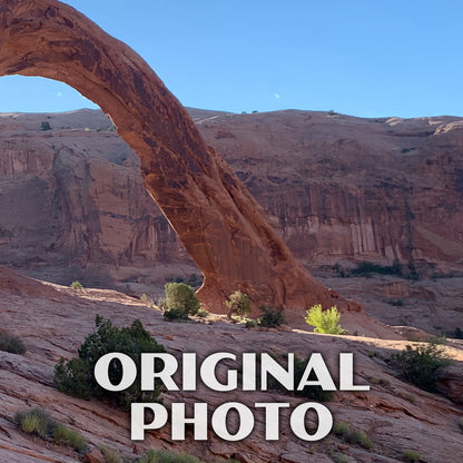 Corona Arch Poster-WPA (Corona Arch) (Utah State)