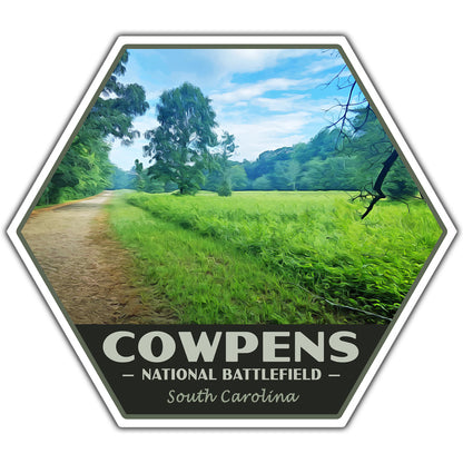 Cowpens national battlefield sticker