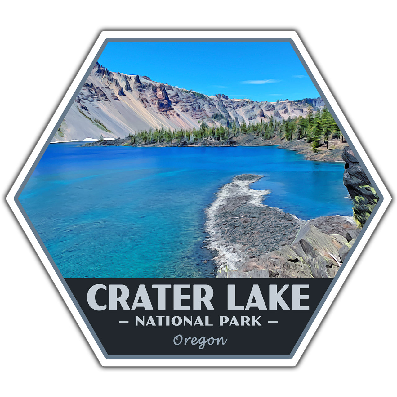 Crater Lake National Park Sticker