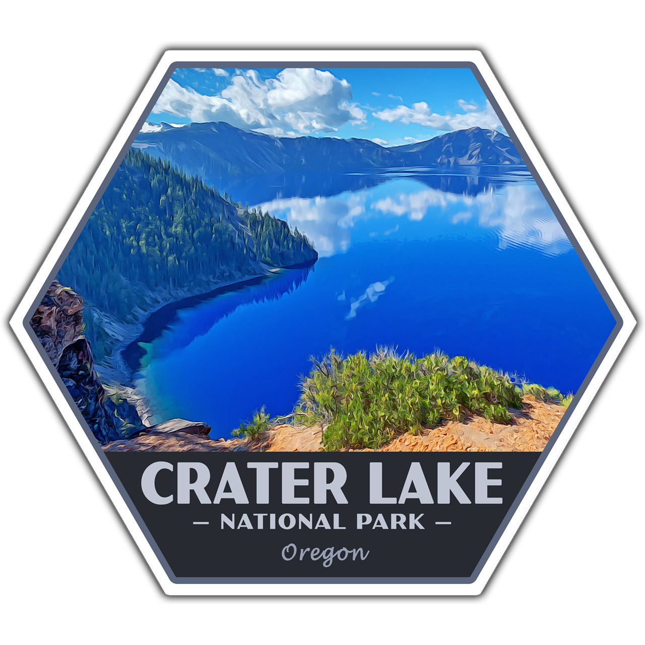 Crater Lake National Park Sticker