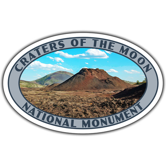 Craters of the Moon national monument sticker