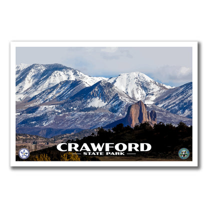 Crawford State Park Poster - WPA (Snow) - CPF / CSP