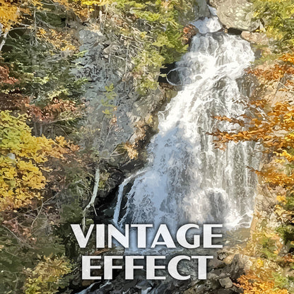 Crystal Cascade Poster-WPA (Pinkham Notch) (New Hampshire State)